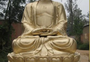 寺廟如來佛神像廠家 寺廟銅像 民俗如來佛銅像制作