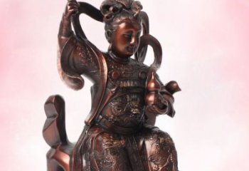 九天玄女神像廠家 九天神像銅雕
